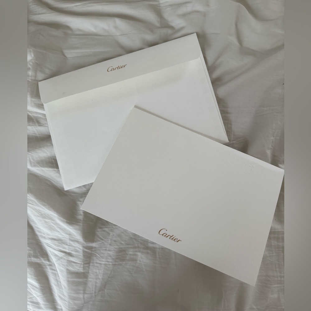 Cartier envelopes